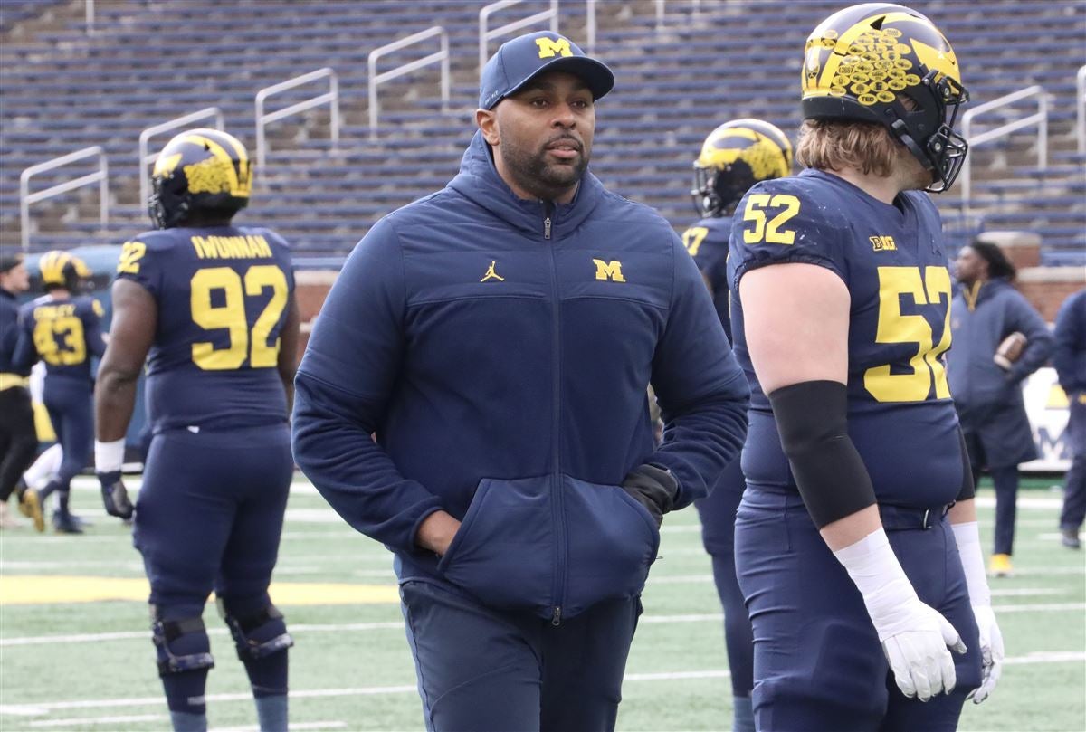 Michigan OC Sherrone Moore discusses depth, strengths of Wolverines ...