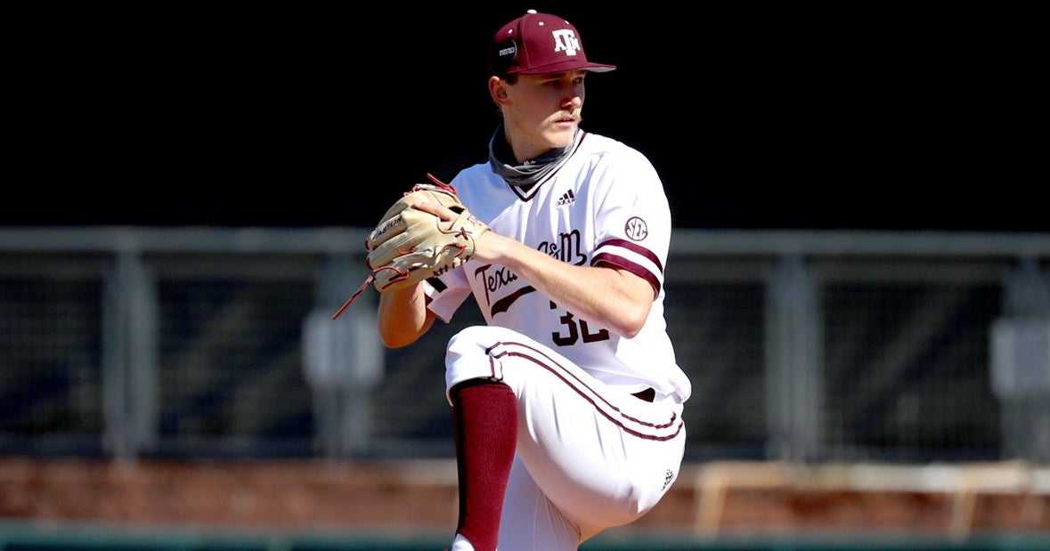 A&M P Bryce Miller selected by Seattle in fourth round of 2021 MLB Draft