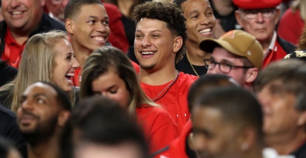 Final Four: See Patrick Mahomes cheer on Texas Tech vs. Michigan State