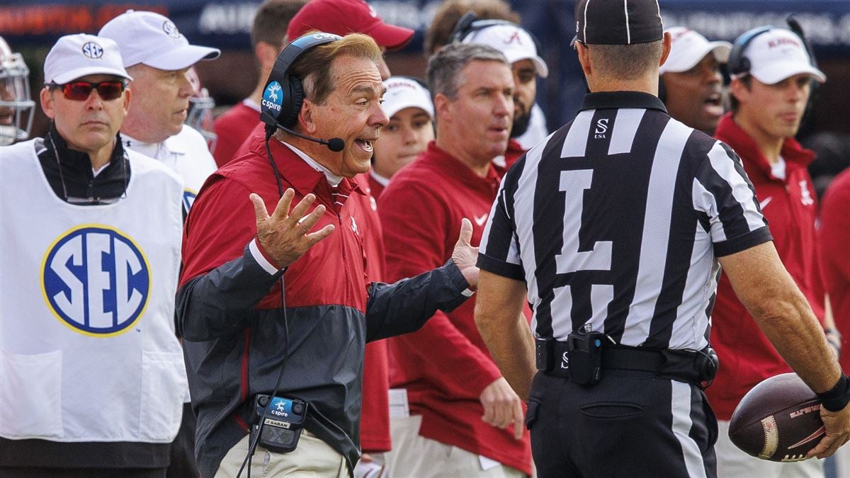 Did an Auburn defender clap to cause Seth McLaughlin’s early snap on ...