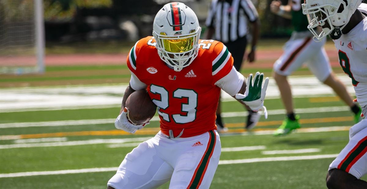 XFL Center on X: D.C. Defenders sign RB Cam'Ron Harris. Harris played  college ball at Miami, where he ran for 1,794 yards on 339 carries in 38  games before going undrafted in