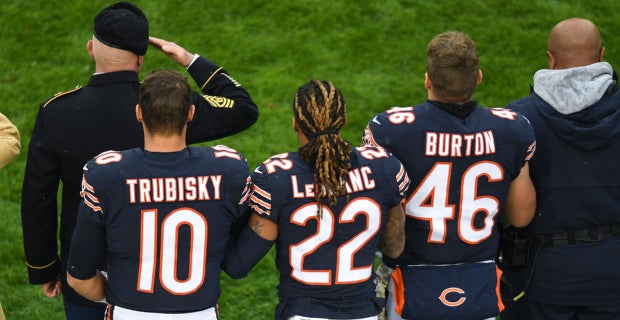 Mitch Trubisky believes Bears will stand as a team for anthem