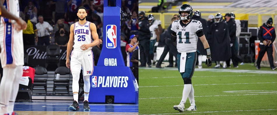 Colin Cowherd compares Ben Simmons situation with Eagles Carson Wentz trade