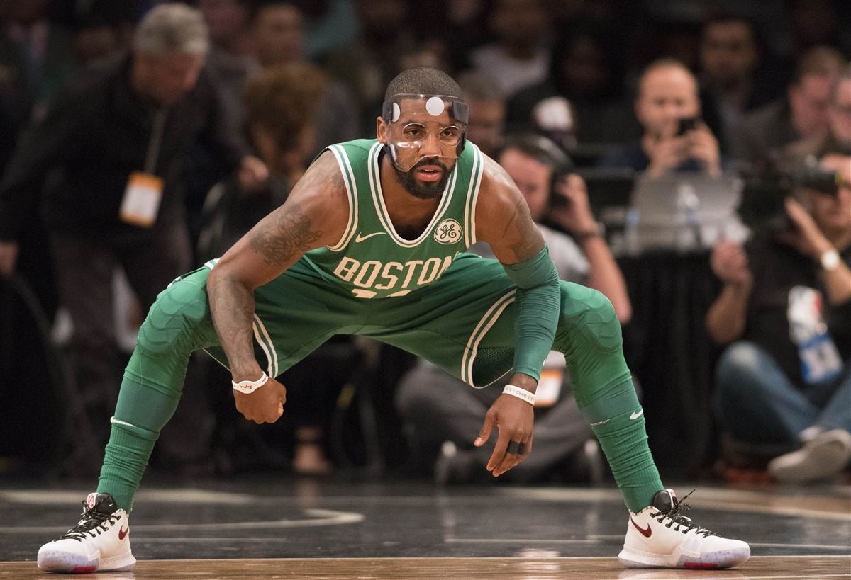 SEE IT: Kyrie Irving gives away jersey, shoes to military veterans  following Celtics win – New York Daily News