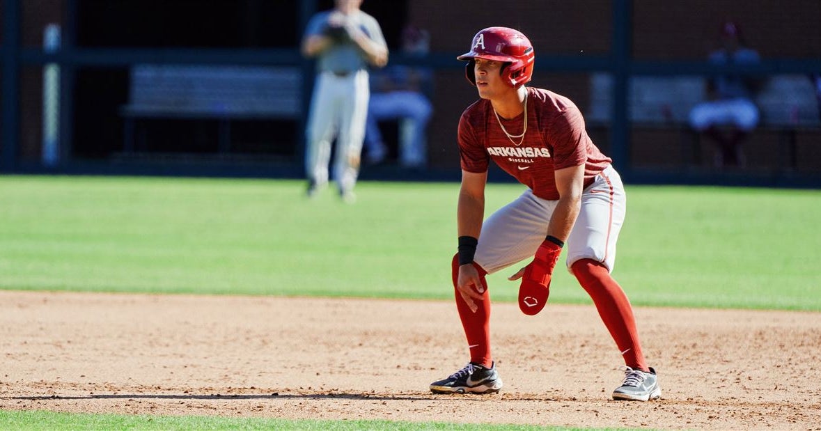 Razorbacks have true leadoff threat in tavian josenberger