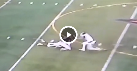 Watch: Defensive back makes interception of the year