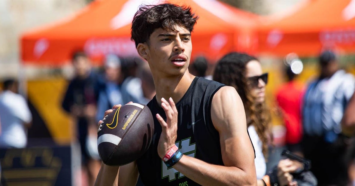 Video: UCLA 2026 QB Target Oscar Rios at Elite 11 Competition
