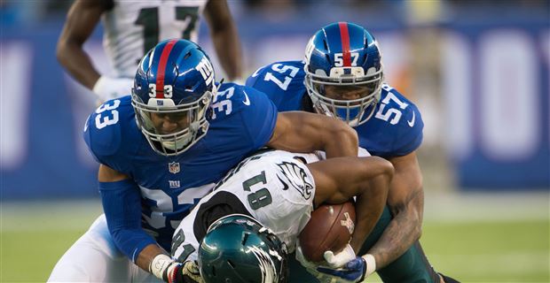 Giants' Sterling Shepard gets called for pass interference before halftime,  penalty debated on social media