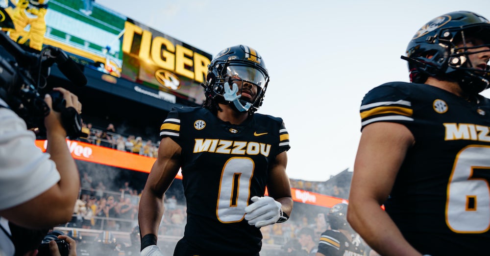 Waytooearly 2025 Mizzou football depth chart predictions Wide receiver