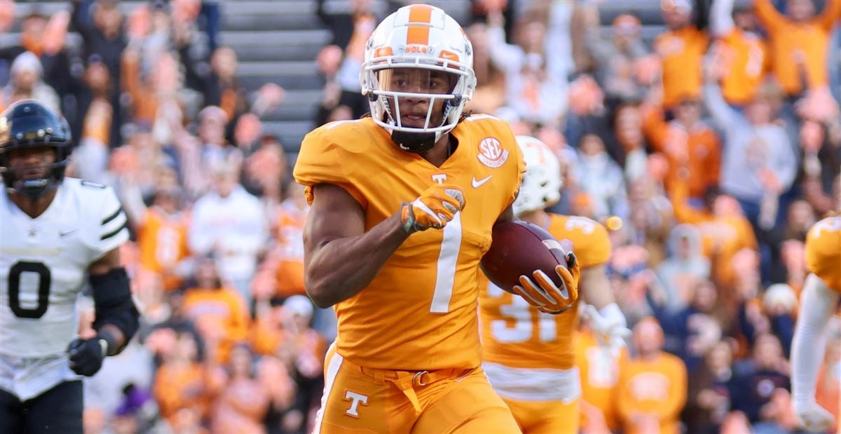 2022 NFL Draft: WR Velus Jones Jr., Tennessee, Round 3, Pick 71