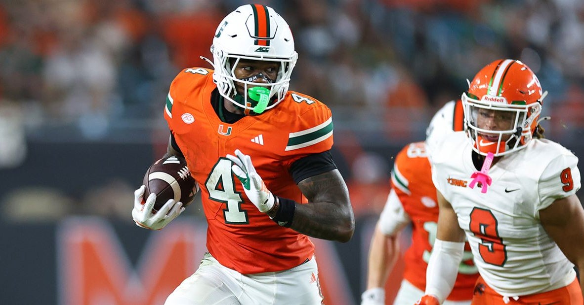 No. 7 Miami totals school-record 856 yards in 77-7 win over Florida A&M