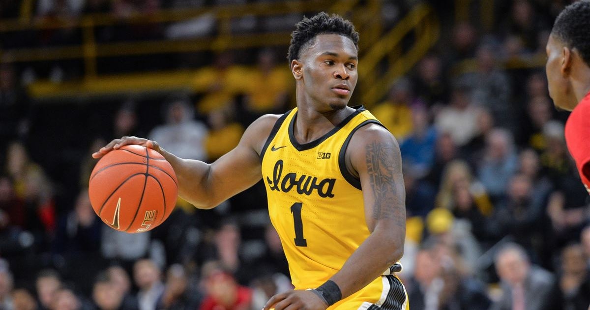 WATCH Iowa guard Joe Toussaint putting in offseason work