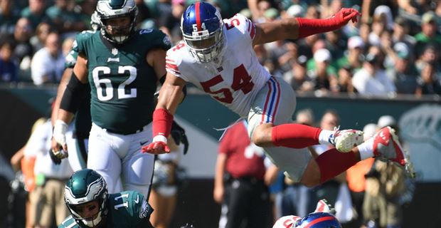 New York Giants LB Jonathan Casillas surprise addition to injury report 