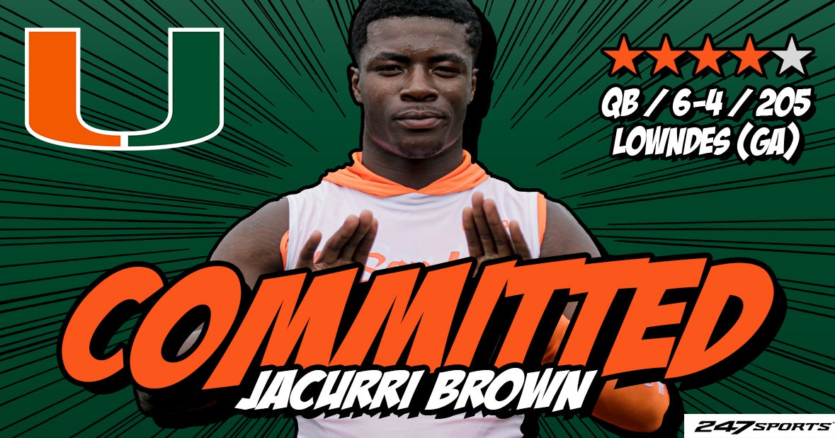 4-star QB Jacurri Brown commits to Miami