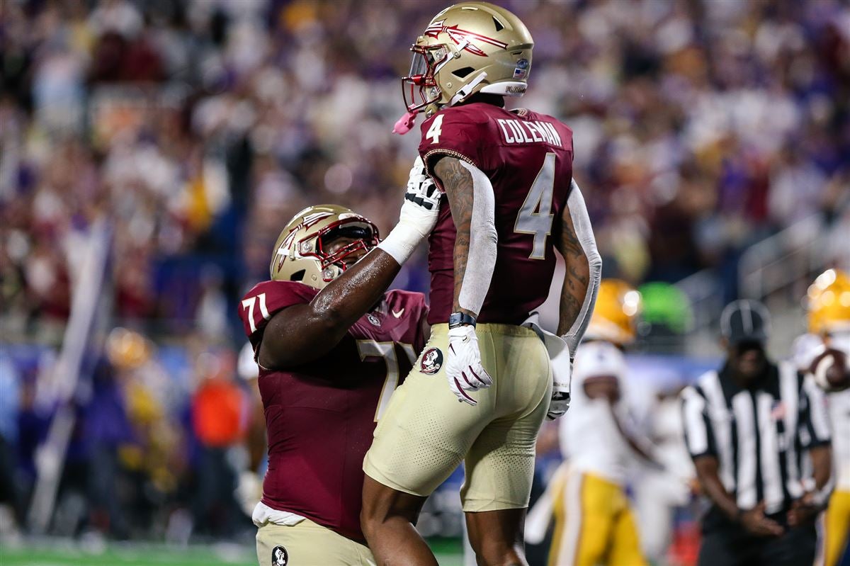 Keon Coleman shines bright in Florida State debut, helps Seminoles