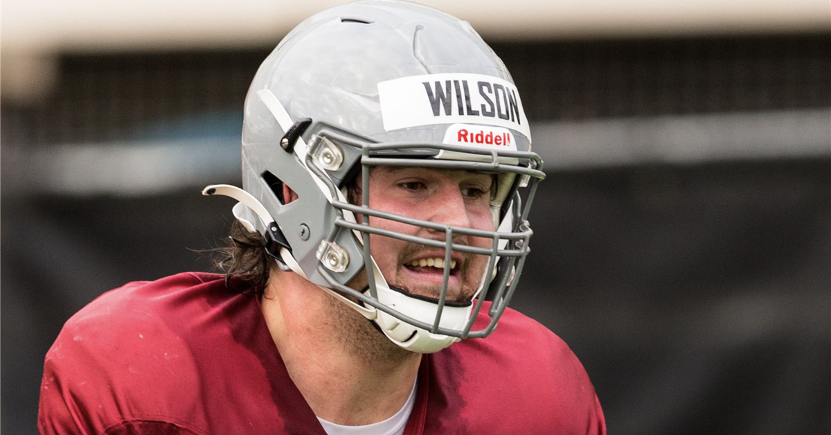 Jack Wilson, 6-foot-11, tells wild tale about his path to becoming a WSU o-lineman