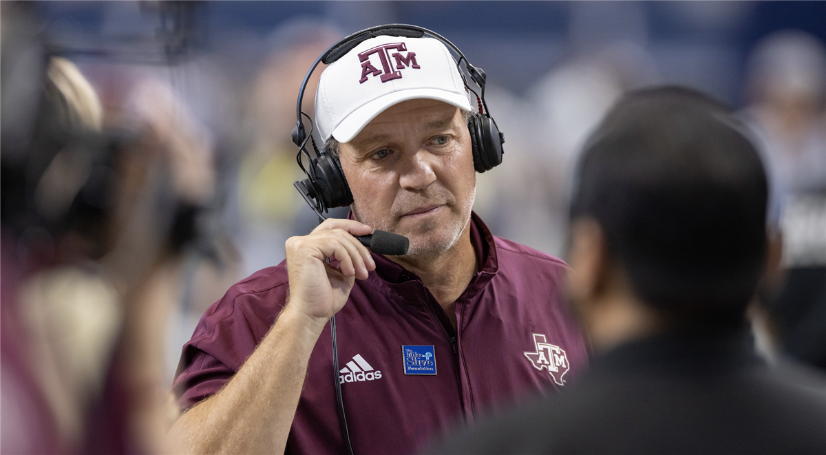 Jimbo Fisher 'Never say never' on coaching at WVU football after Texas A&M