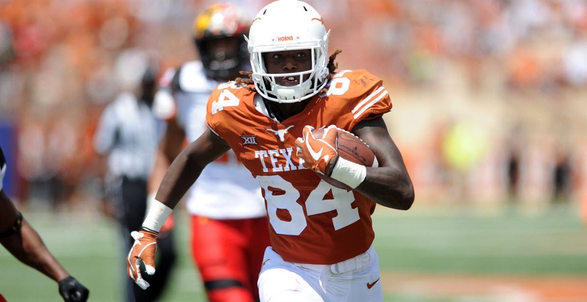 Women UT #84 Lil'Jordan Humphrey White Game Official Jersey - Lil'Jordan  Humphrey Jersey - Texas Jersey 