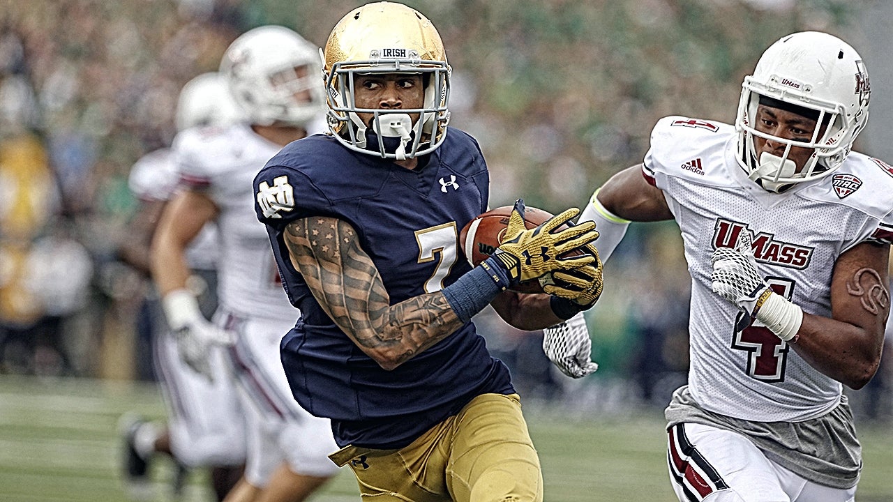 Happy Father's Day! Former Notre Dame WR Torii Hunter Jr. Will Soon Join  The Dads Club - One Foot Down