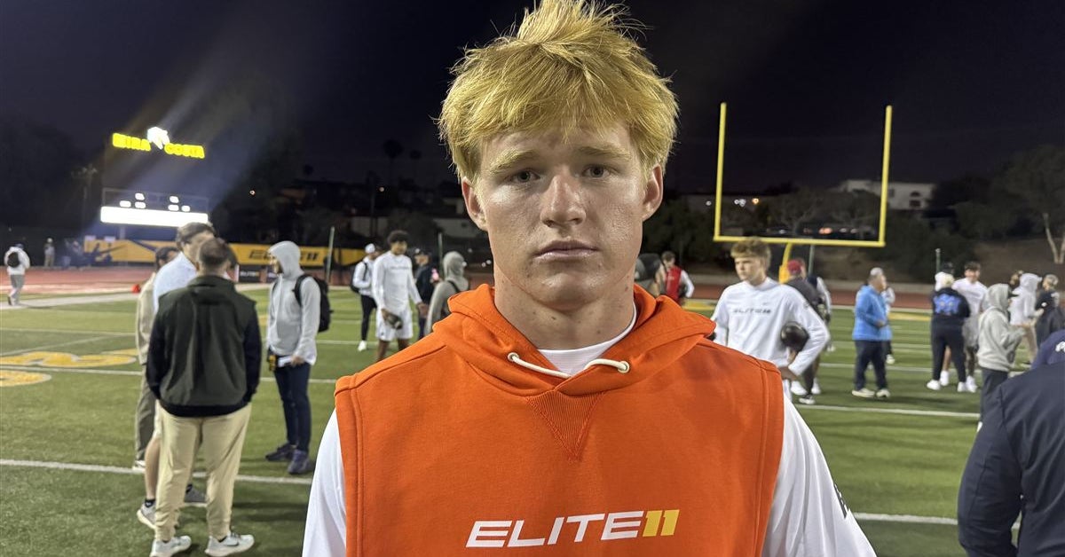 UCLA target Brady Edmunds throws at Elite 11 Finals