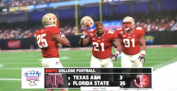 Fsu Player Ratings In The Updated Ncaa14 Football Game Roster