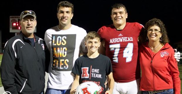 Arrowhead's Ben Bredeson 'a man among boys'