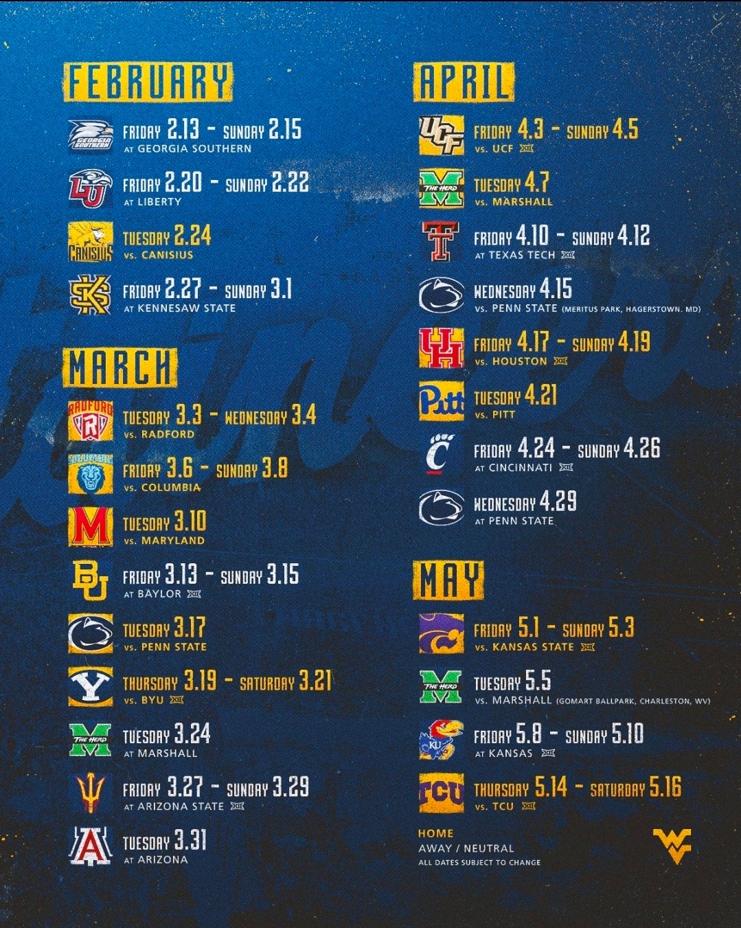2026-wvu-baseball-schedule