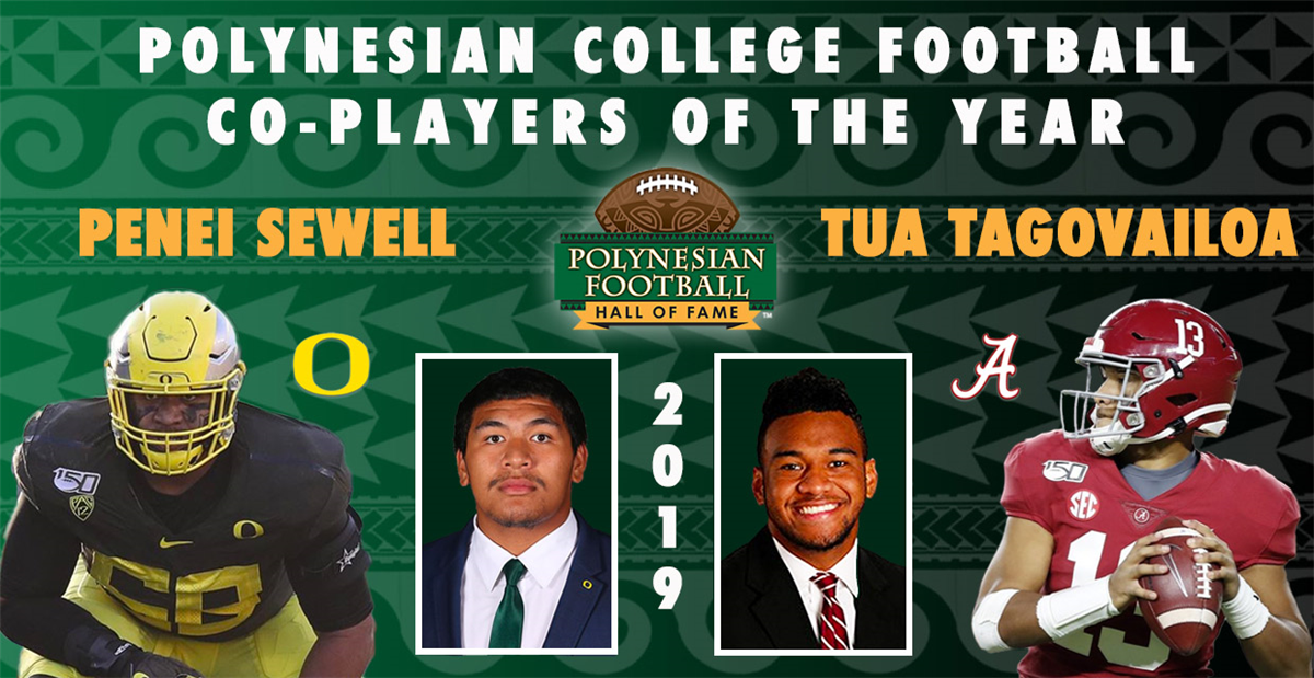 Tagovailoa, Epenesa, Anae headline 2019 Polynesian College Player