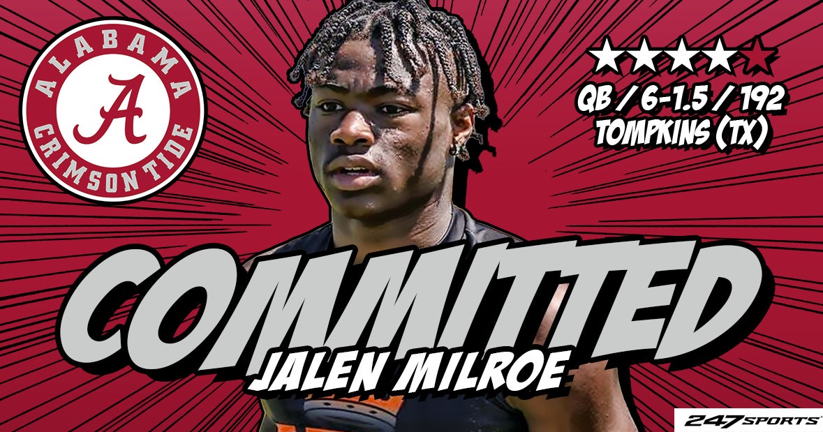 2021 Prospect 4* QB Jalen Milroe flips from Texas & commits to Bama