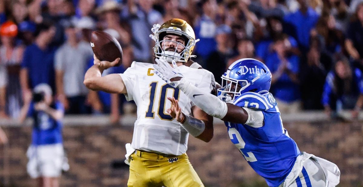 Notre Dame Made A Strong Move With Former Duke Quarterback Riley Leonard -  Sports Illustrated Notre Dame Fighting Irish News, Analysis and More