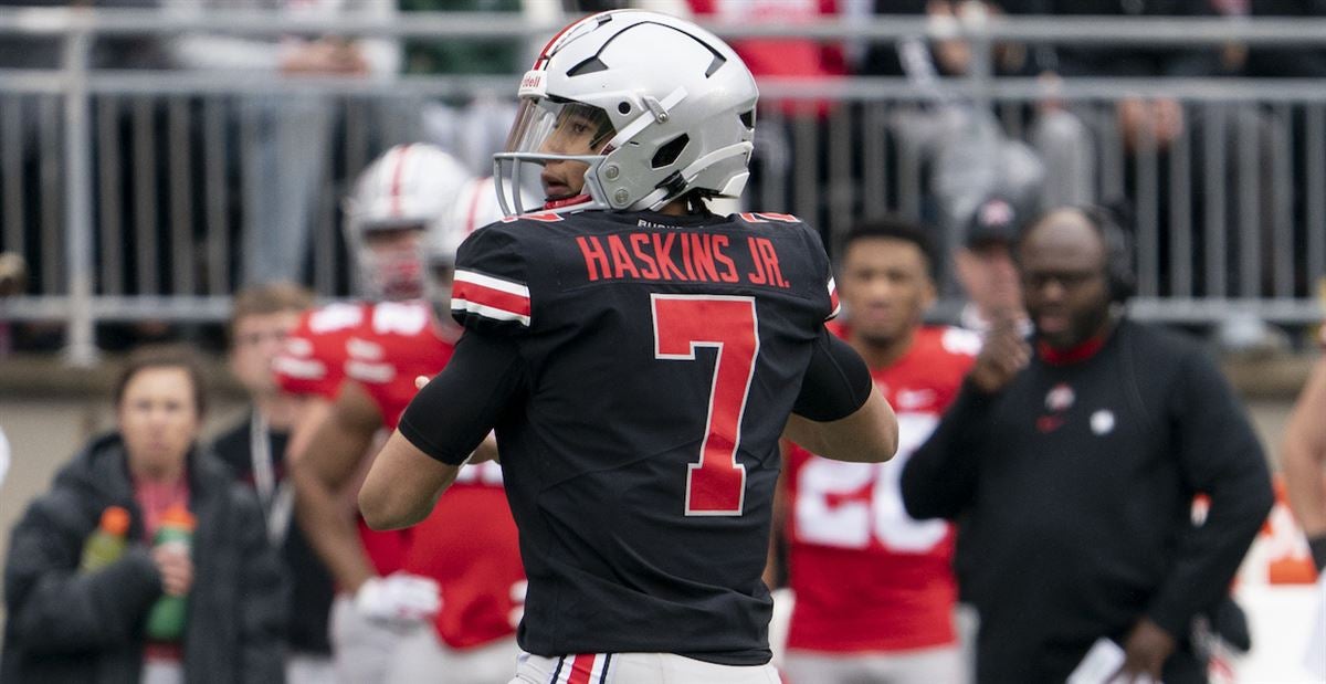 CJ Stroud honors Dwayne Haskins during Ohio State football spring game