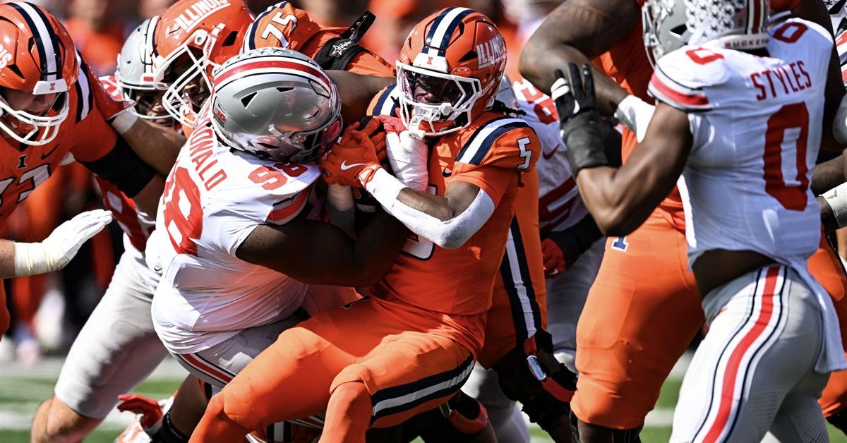 Quick hits: Illini doomed by miscues in 34-16 loss to No. 1 Ohio State - 247Sports
