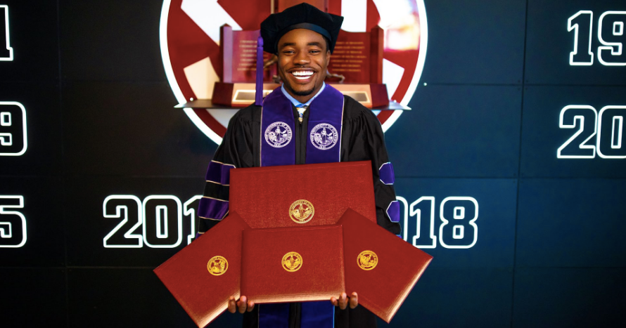 Former Walk On Lawrence Erekosima Earns Fourth Degree At Alabama