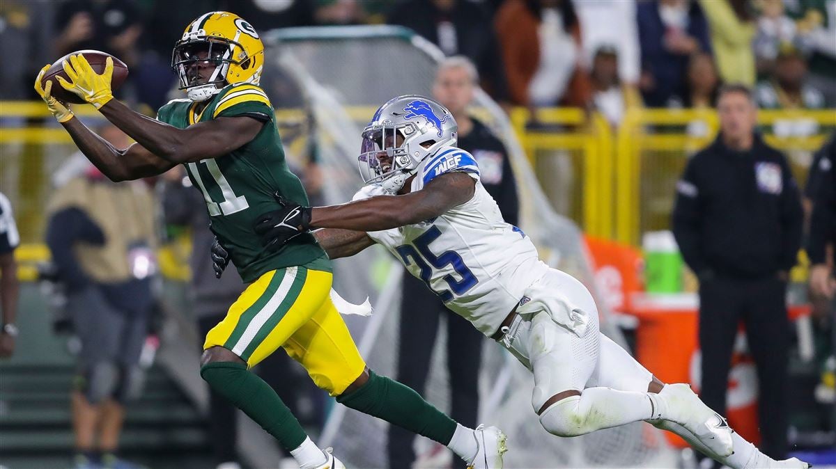 WATCH: Former Spartan, Packers rookie WR Jayden Reed scores first