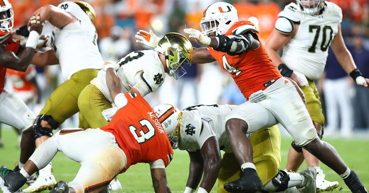 Rueben Bain begins junior season with a big game in win over No. 6 Notre Dame