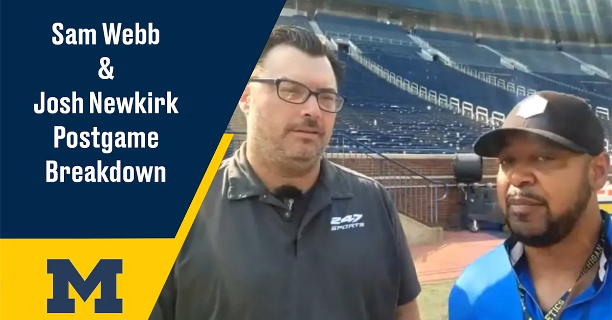 WATCH Sam b & Josh Newkirk break down Michigan's 2818 victory over