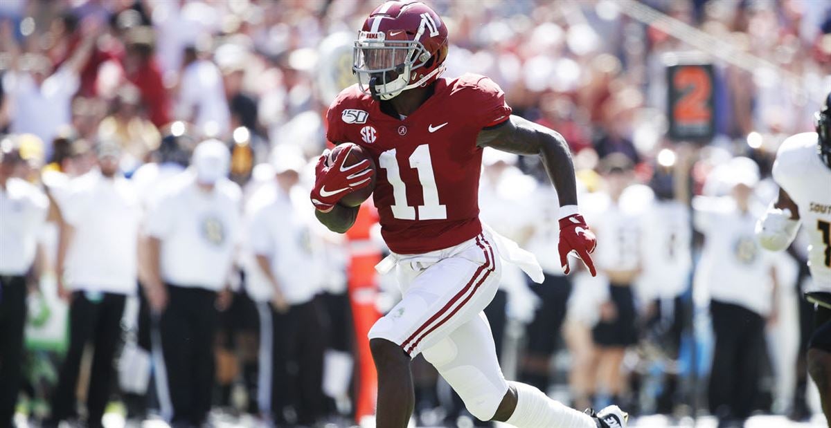 Alabama's Henry Ruggs honors friend Rod Scott with every TD