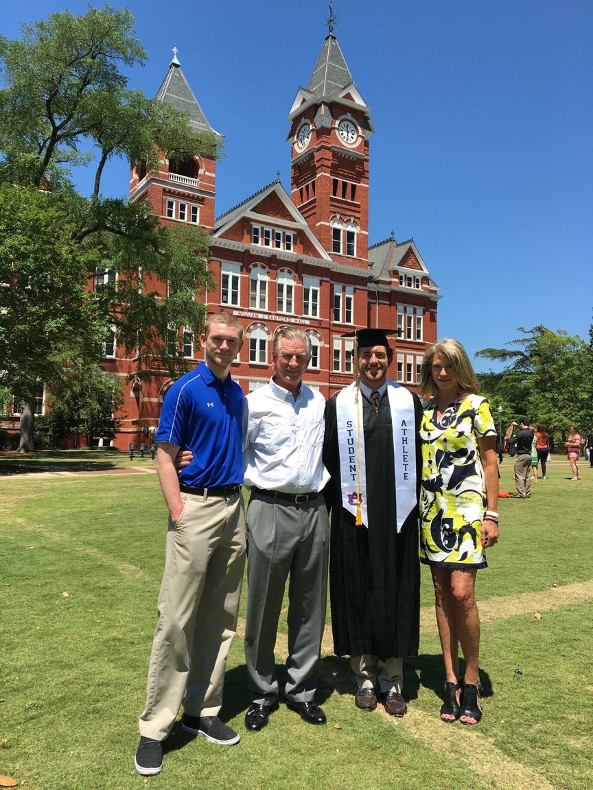 Tuberville family celebrates Tucker's graduation