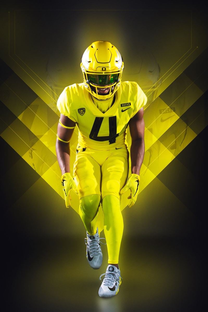 oregon ducks yellow jersey