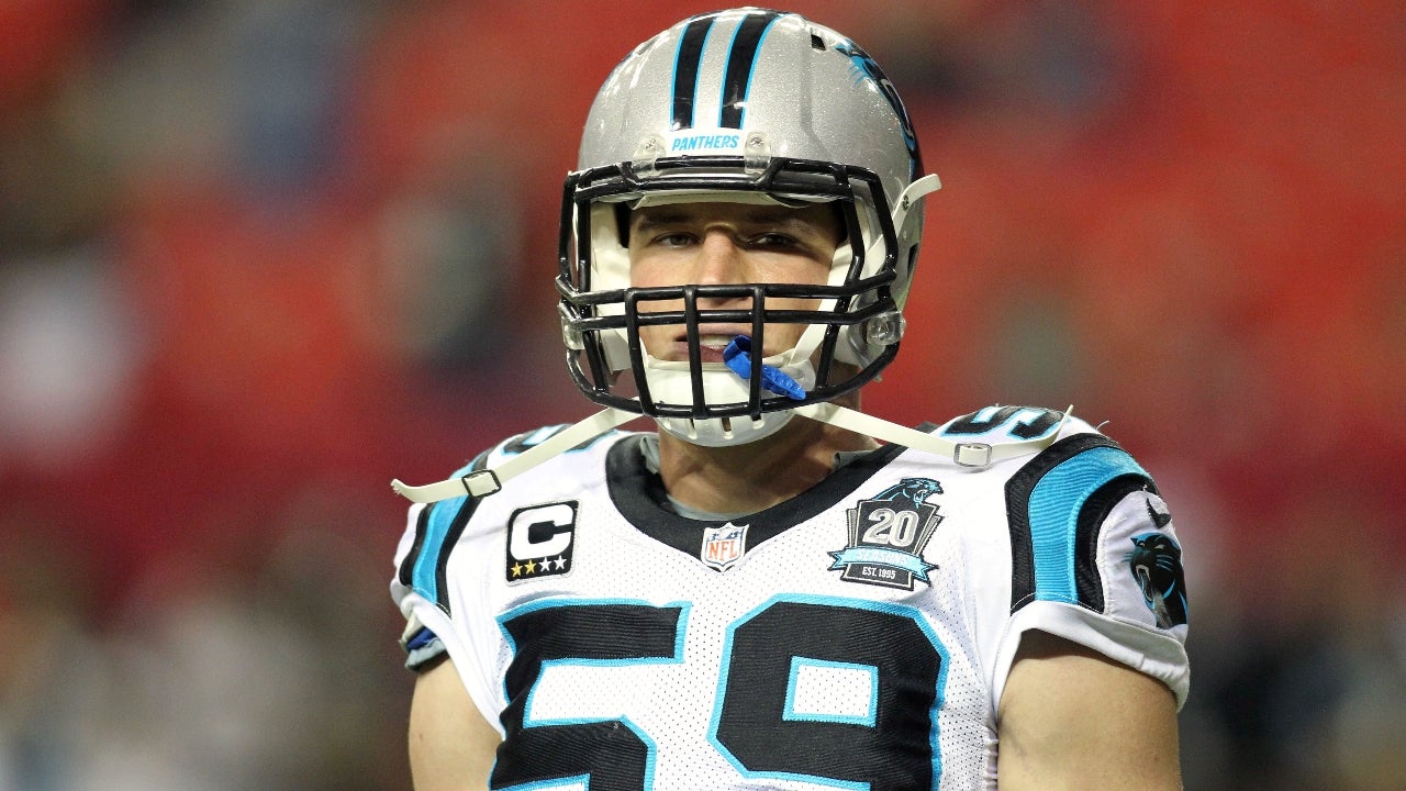 Football: Luke Kuechly Jersey Retirement Ceremony 