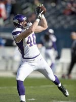 Minnesota Vikings tight end Rhett Ellison participates in practice at an  NFL football training camp on the campus of Minnesota State University  Wednesday, July 29, 2015, in Mankato, Minn. (AP Photo/Charles Rex