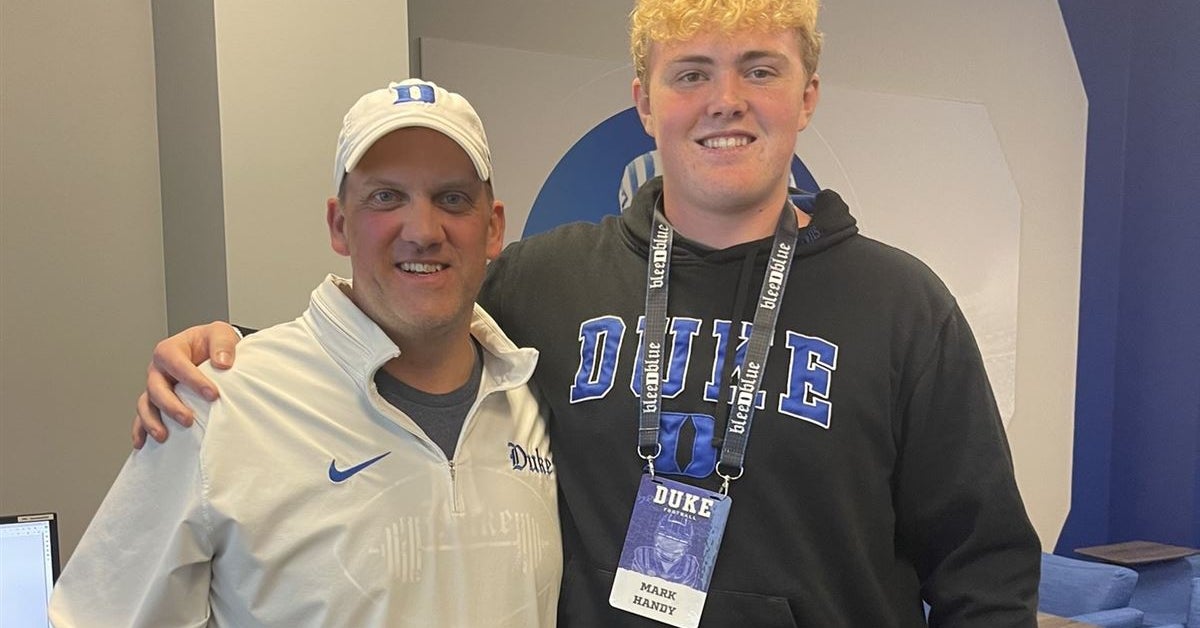 Three-Star 2025 OT Mark Handy officially visiting Duke this weekend