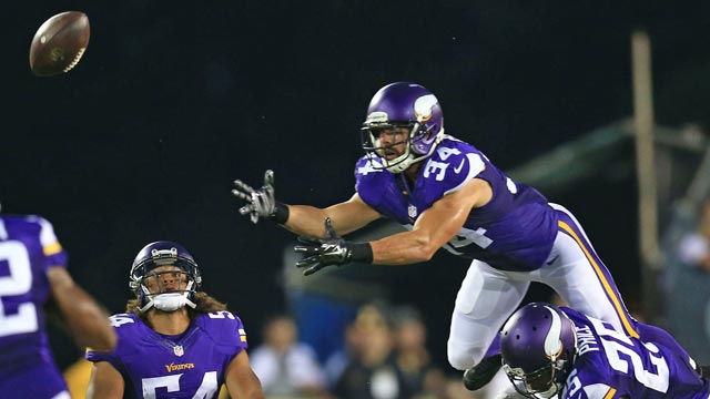 Minnesota Vikings Andrew Sendejo Color Rush Jersey in 2023