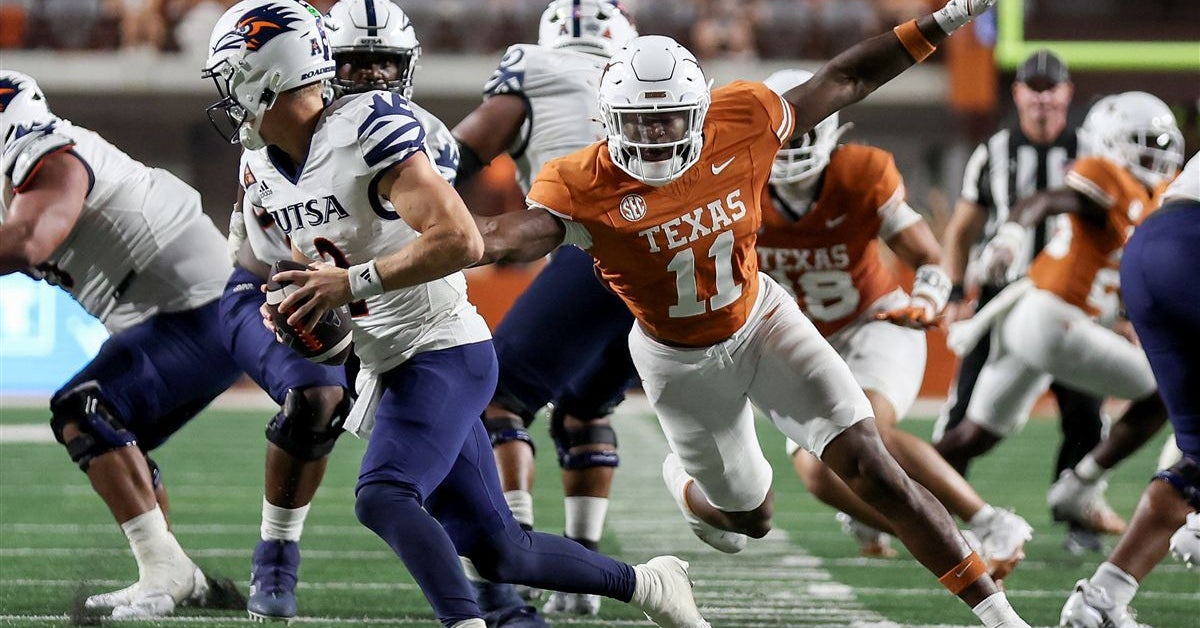 No. 1 Texas opens as a big favorite against UTSA in the Longhorns' final non-conference game before SEC play