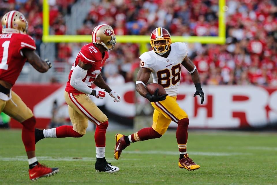 San Francisco 49ers' wide receiver Pierre Garcon — Oluwaseye Olusa