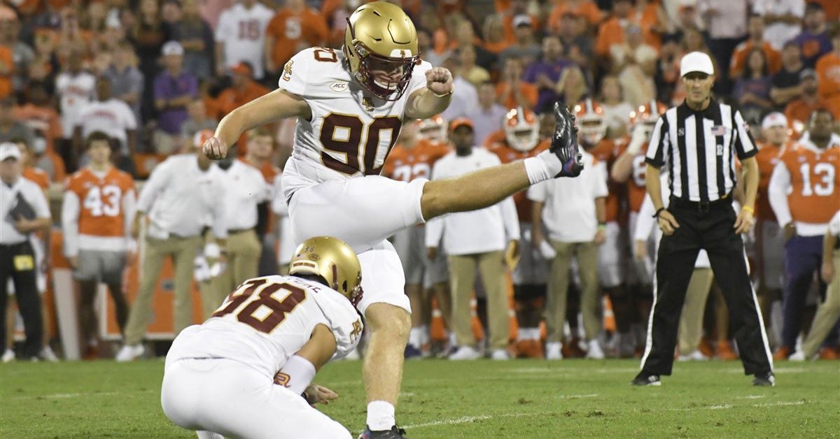 Boston College kicker Connor Lytton enters transfer portal