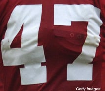 A.J. Hawk Ohio State Buckeyes #47 Football Jersey - Scarlet Red