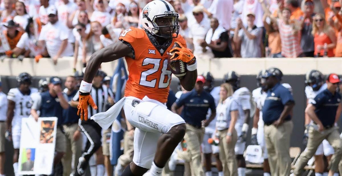 : JAMES WASHINGTON OKLAHOMA STATE COWBOYS FOOTBALL 8X10