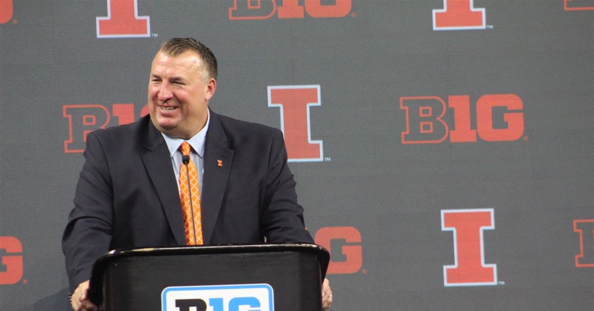 Big Ten Media Days 2022: Illinois football coach Bret Bielema defines ...