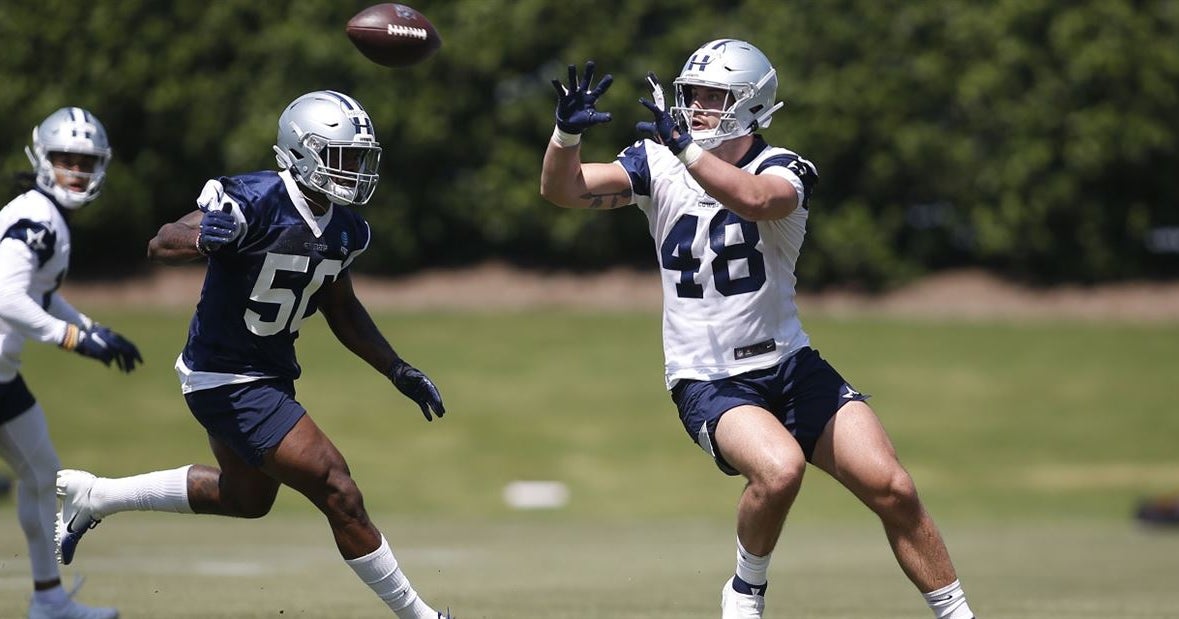 Jake Ferguson impressing at Dallas Cowboys rookie camp 247Sports Jake Ferguson impressing at Dallas Cowboys rookie camp 247Sports